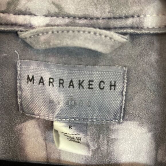 Anthropologie Jackets & Coats Marrakech gray faux suede Moto biker Jacket. - Picture 5 of 9